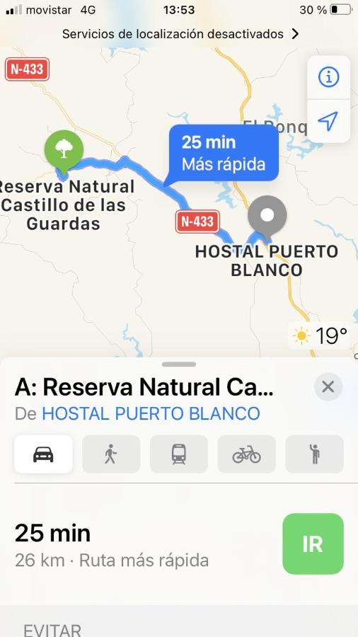 Hostal Restaurante Puerto Blanco 埃尔加罗沃 外观 照片